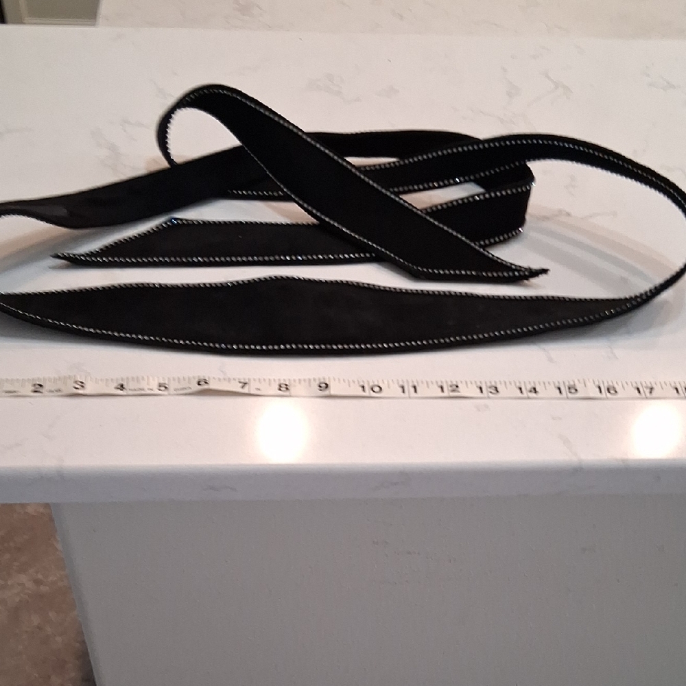 Maje Black Belt Chic Accessory.